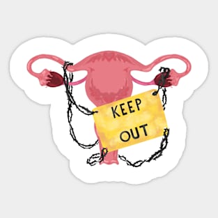 Keep Out Sticker